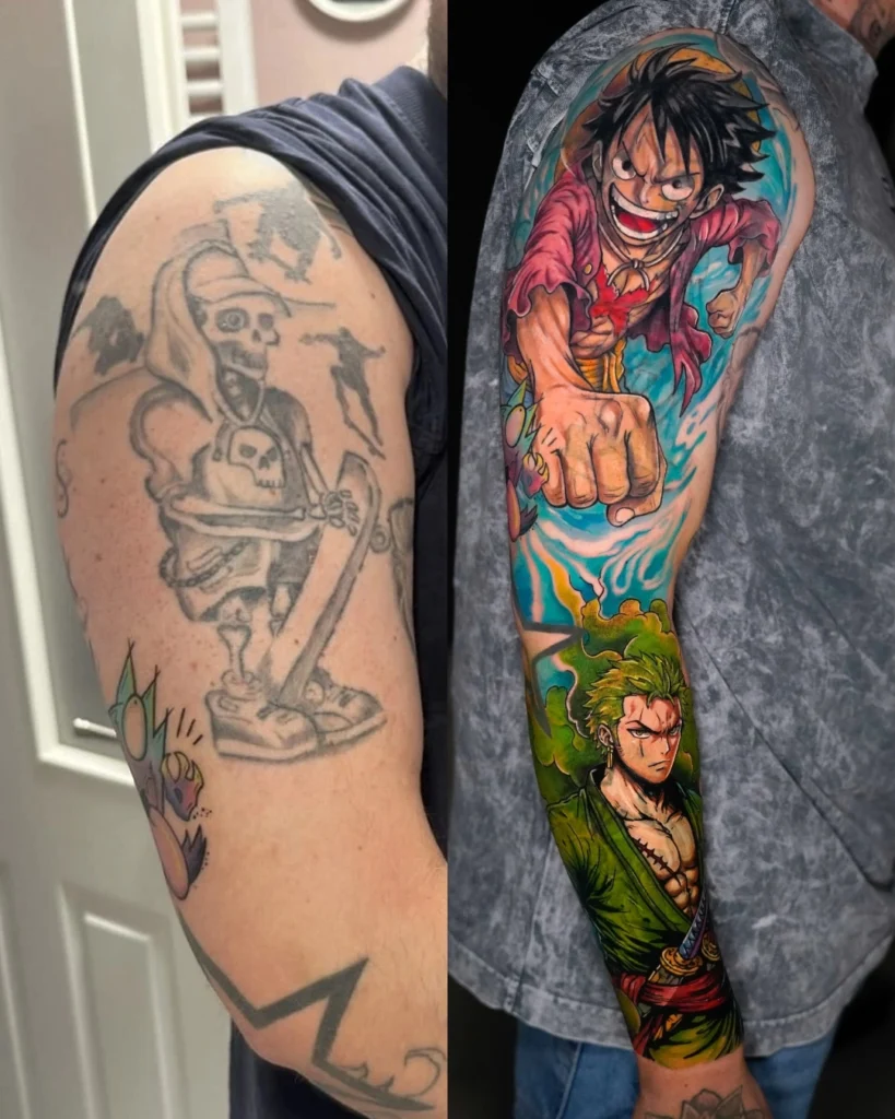Cover up tattoo Madrid